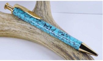 Southwestern Blue Longwood Pen