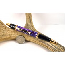 Blue Purple Swirl Sierra Click Pen