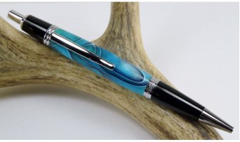 Persian Blue Sierra Click Pen