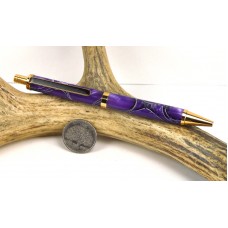 Purple Mesh Slimline Pro Pen