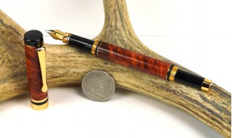 Amboyna Burl Ameroclassic Fountain Pen