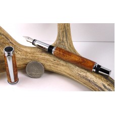 Amboyna Burl Jr Gentleman Fountain Pen