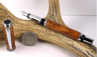 Amboyna Burl Jr Gentleman Fountain Pen