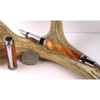 Amboyna Burl Jr Gentleman Fountain Pen