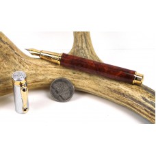 Amboyna Burl Electra Fountain Pen