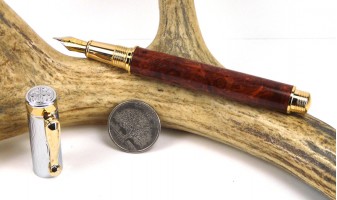 Amboyna Burl Electra Fountain Pen