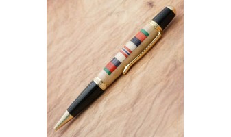 Afghanistan Service Ribbon Inlay Pen