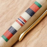 Afghanistan Service Ribbon Inlay Pen