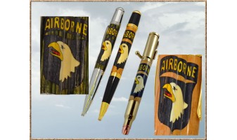 101st Airborne Inlay Pen