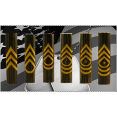 Army Enlisted Ranks Inlay Pen