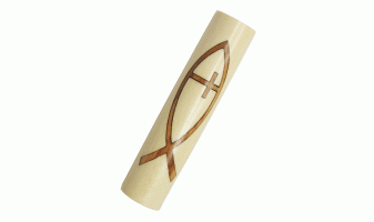 Bethlehem Olivewood Fish Inlay Pen