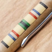 Desert Storm Service Ribbon Inlay Pen