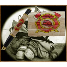 Fire Department Inlay Pen