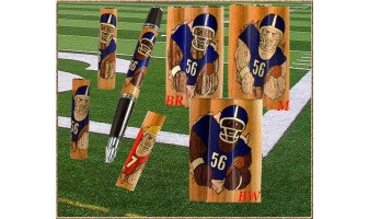 Football Player Inlay Pen