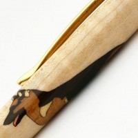 German Shepherd Inlay Pen