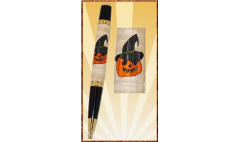 Jack-O-Lantern Inlay Pen