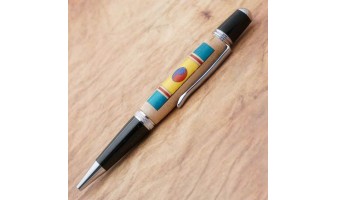 Korean War Service Ribbon Inlay Pen