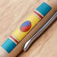 Korean War Service Ribbon Inlay Pen