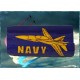Navy Jet Inlay Pen