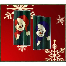 Peeking Snowman Inlay Pen