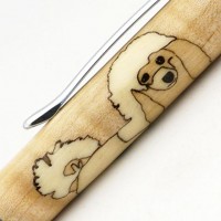 Poodle Inlay Pen