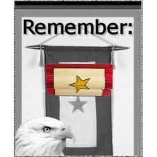 Gold Star Remembrance Inlay Pen