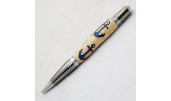 Ships Anchor Inlay Pen