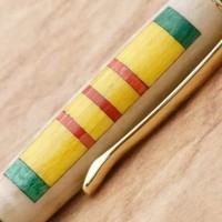 Vietnam Service Ribbon Inlay Pen