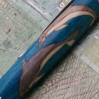 Dolphins Inlay Pen