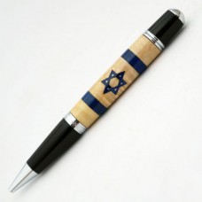 Israeli flag Inlay Pen