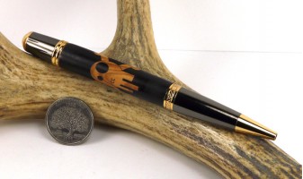 Skull & Crossbones Inlay Pen