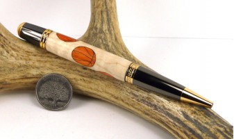 Basketball Inlay Pen