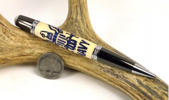 Navy Inlay Pen