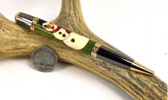 Snowman Inlay Pen