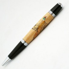 Pheasant Inlay Pen