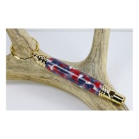 Patriotic Confetti Secret Compartment Whistle