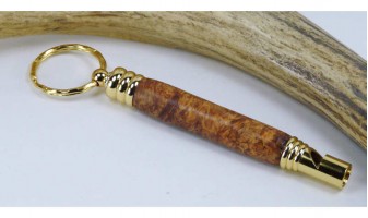 Amboyna Burl Secret Compartment Whistle