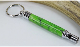 Lime Mesh Secret Compartment Whistle