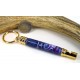 Blue Purple Swirl Secret Compartment Whistle