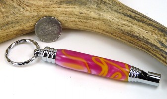 Disco Pink Secret Compartment Whistle