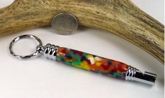 Rainbow Confetti Secret Compartment Whistle