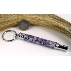 Purple Pebble Secret Compartment Whistle