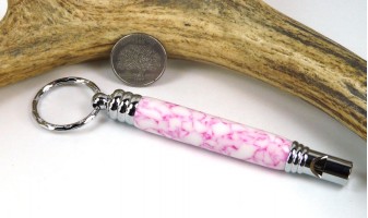 Pink Pebble Secret Compartment Whistle