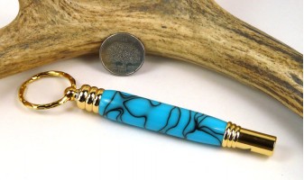 Turquoise Secret Compartment Whistle