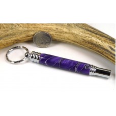 Purple Mesh Secret Compartment Whistle