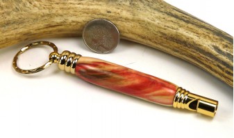 Flame Box Elder Secret Compartment Whistle