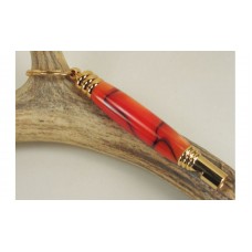 Orange Velvet Secret Compartment Whistle