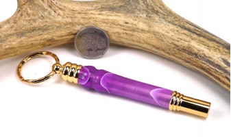 Amethyst Secret Compartment Whistle