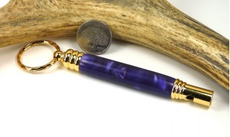 Deep Purple Secret Compartment Whistle