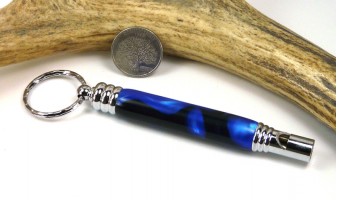 Blue Marble Secret Compartment Whistle